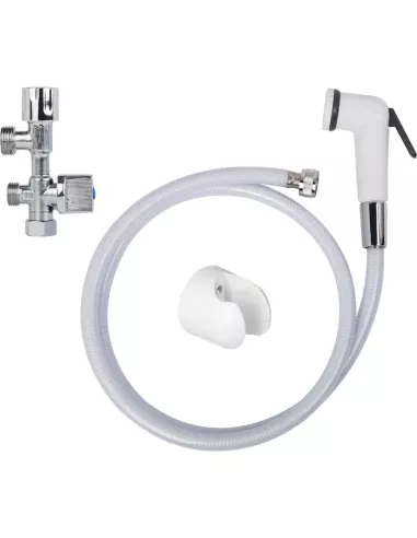 Pack hygiène WC Eco SIDER – Douchette, robinetterie, flexible 1,25 m