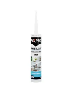 MASTIC SILICONE - FIXPRO - SANISIL 2AC FIXPRO - BLANC