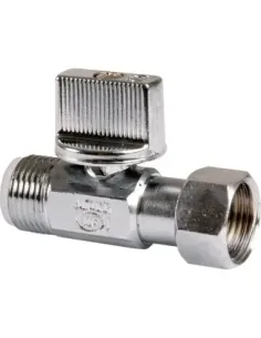 ROBINET D'ARRET WC 1/4 DE TOUR DROIT
