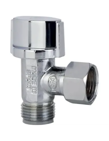ROBINET D'ARRET WC 1/4 DE TOUR EQUERRE