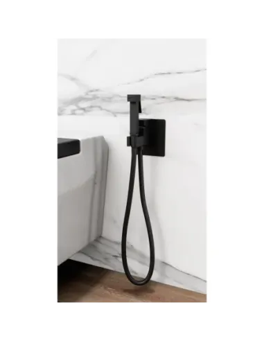 Pack monocommande encastré ORION noir mat lave bassin - GME