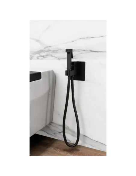 Pack monocommande encastré ORION noir mat lave bassin - GME