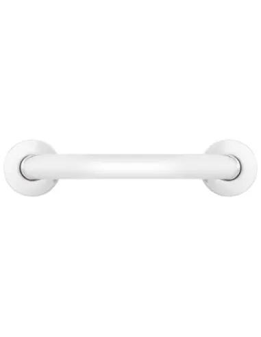 Barre d'appui inox droite 30cm finition blanche - NOFER