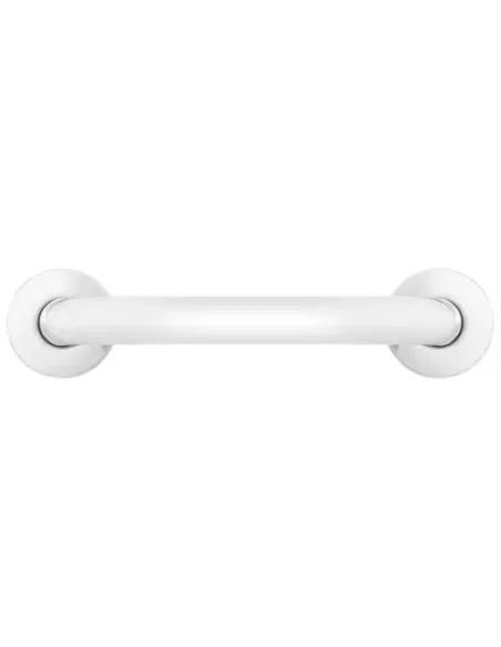 Barre d'appui inox droite 30cm finition blanche - NOFER