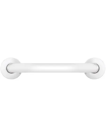 Barre d'Appui Inox Droite 45 cm Blanche Nofer PMR Lavabo WC