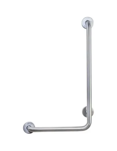 Barre d'appui inox en L 120*40 à droite - NOFER