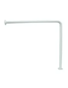 Barre d'appui acier inoxydable mur-sol en 70cm finition blanche - NOFER