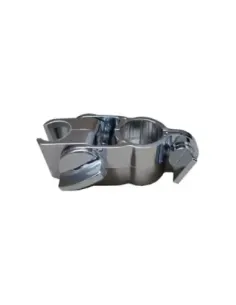 Support pomme de douche ABS chromé pour barre diamètre 34mm - NOFER