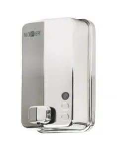 Distributeur de savon inox EVO vertical mural 1200 ml satiné - NOFER