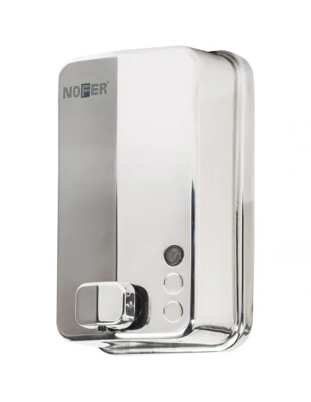 Distributeur de savon inox EVO vertical mural 1200 ml satiné - NOFER