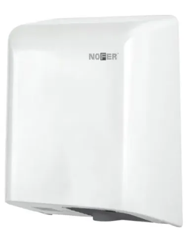 Sèche-mains FUGA ultra rapide, capteur électronique, boitier en ABS blanc - NOFER