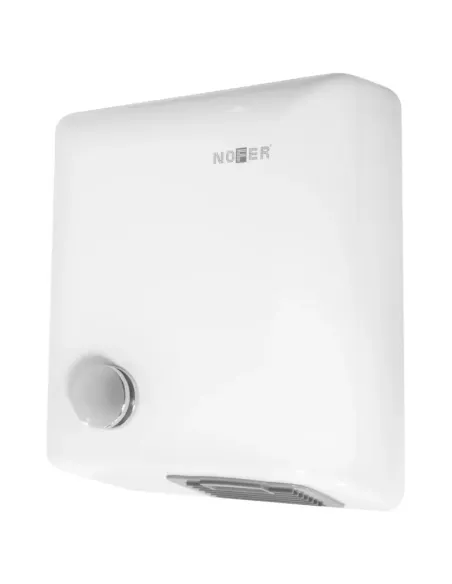 Sèche-mains BIGFLOW avec bouton poussoir ABS blanc - NOFER