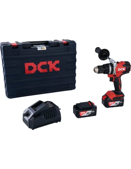 Perceuse visseuse à percussion sans fil DCK 20V Brushless, 120 Nm, 2 batteries