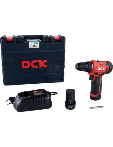 Perceuse-visseuse DCK 12V Brushless 35 Nm compacte avec 2 batteries