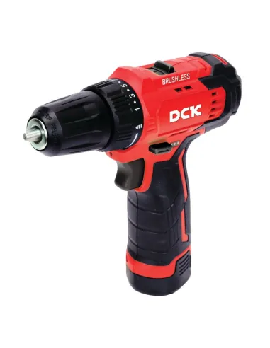 Perceuse-visseuse DCK 12V Brushless 35 Nm compacte avec 2 batteries