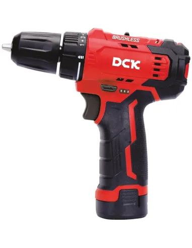Perceuse-visseuse DCK 12V Brushless 35 Nm compacte avec 2 batteries