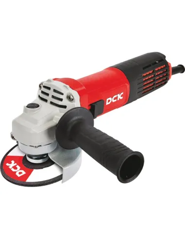 Meuleuse d’angle filaire DCK 1100W - 125 mm, antipoussière, anti-vibrations