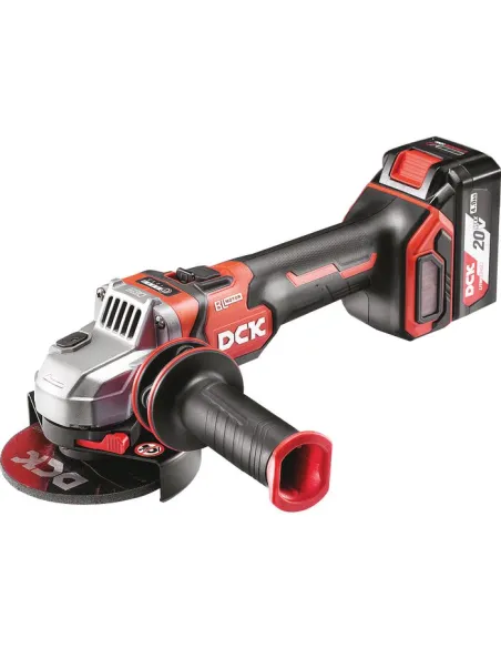 Meuleuse d’angle sans fil brushless DCK 20 V, puissance 1000 W