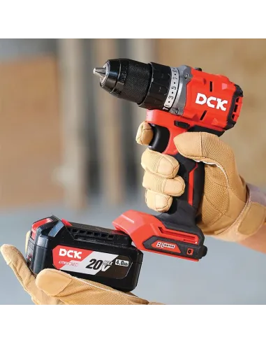 Perceuse visseuse à percussion sans fil DCK 20 V brushless, 60 Nm