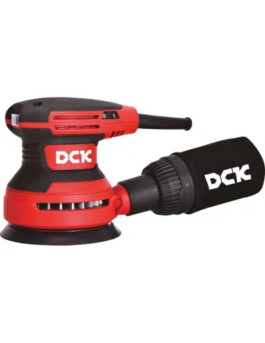 Ponceuse excentrique filaire DCK 380 W, 125 mm, 6 vitesses réglables