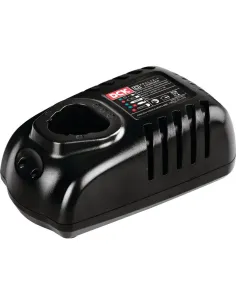 Chargeur DCK 12 V 3 A rapide, 40 min pour 2 Ah, LED et sécurité