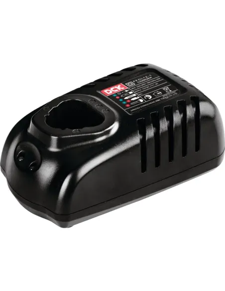 Chargeur DCK 12 V 3 A rapide, 40 min pour 2 Ah, LED et sécurité