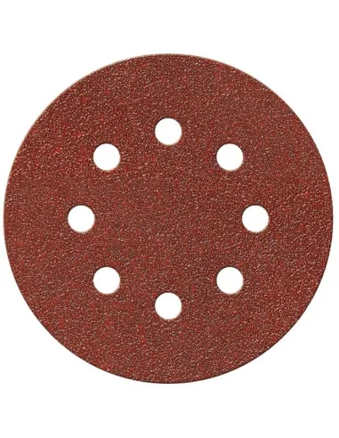 Disque abrasif auto-agrippant SCID Ø125 mm 8 trous corindon 10 pcs
