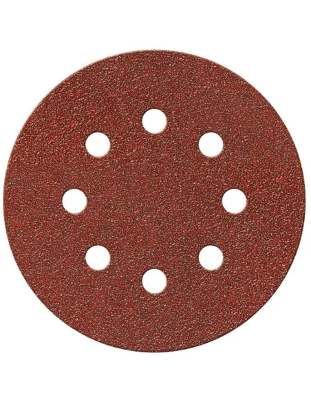 Disque abrasif auto-agrippant SCID Ø125 mm 8 trous corindon 10 pcs