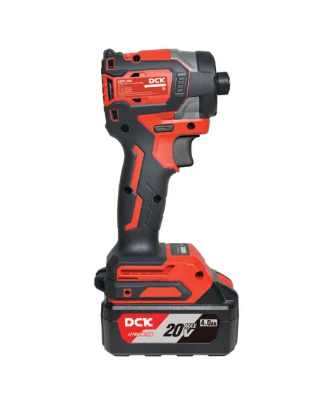 Visseuse à chocs DCK 20 V Brushless 208 Nm hex 6,35 mm + 2 batteries