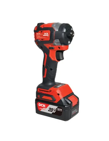 Visseuse à chocs DCK 20 V Brushless 208 Nm hex 6,35 mm + 2 batteries