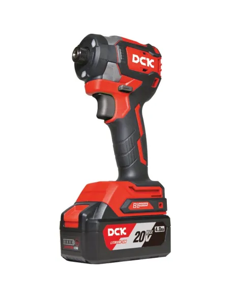 Visseuse à chocs DCK 20 V Brushless 208 Nm hex 6,35 mm + 2 batteries
