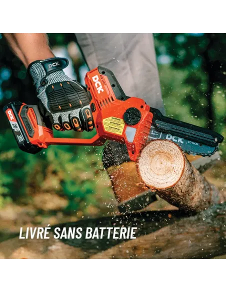 Mini tronçonneuse DCK 20V brushless 15 cm – sans batterie