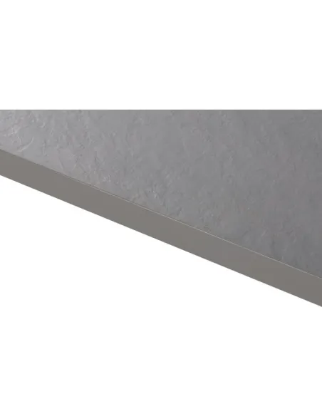 Receveur de douche extra-plat Gaïa 180x90 cm gris effet pierre