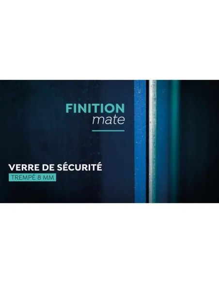 Volet de douche pivotant Transparence-P 35x200 cm Odyssea