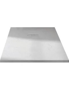 Receveur Kinerock Evo 80x80 blanc effet pierre