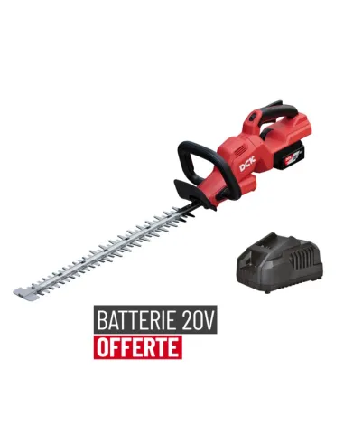 Kit taille-haies sans fil DCK 20 V | Batterie et chargeur inclus, coupe précise - Polistore