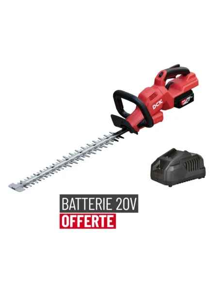 Kit taille-haies sans fil DCK 20 V | Batterie et chargeur inclus, coupe précise - Polistore