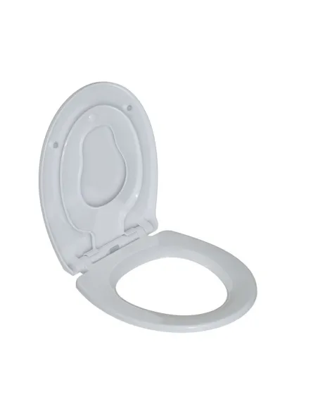Abattant WC Family Odysséa | Blanc, réducteur enfant intégré, fixation par le dessus