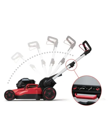 Tondeuse sans fil tractée DCK 58 V Brushless | Autotractée, puissance et confort de coupe